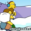 Simpsons Snowball Fight